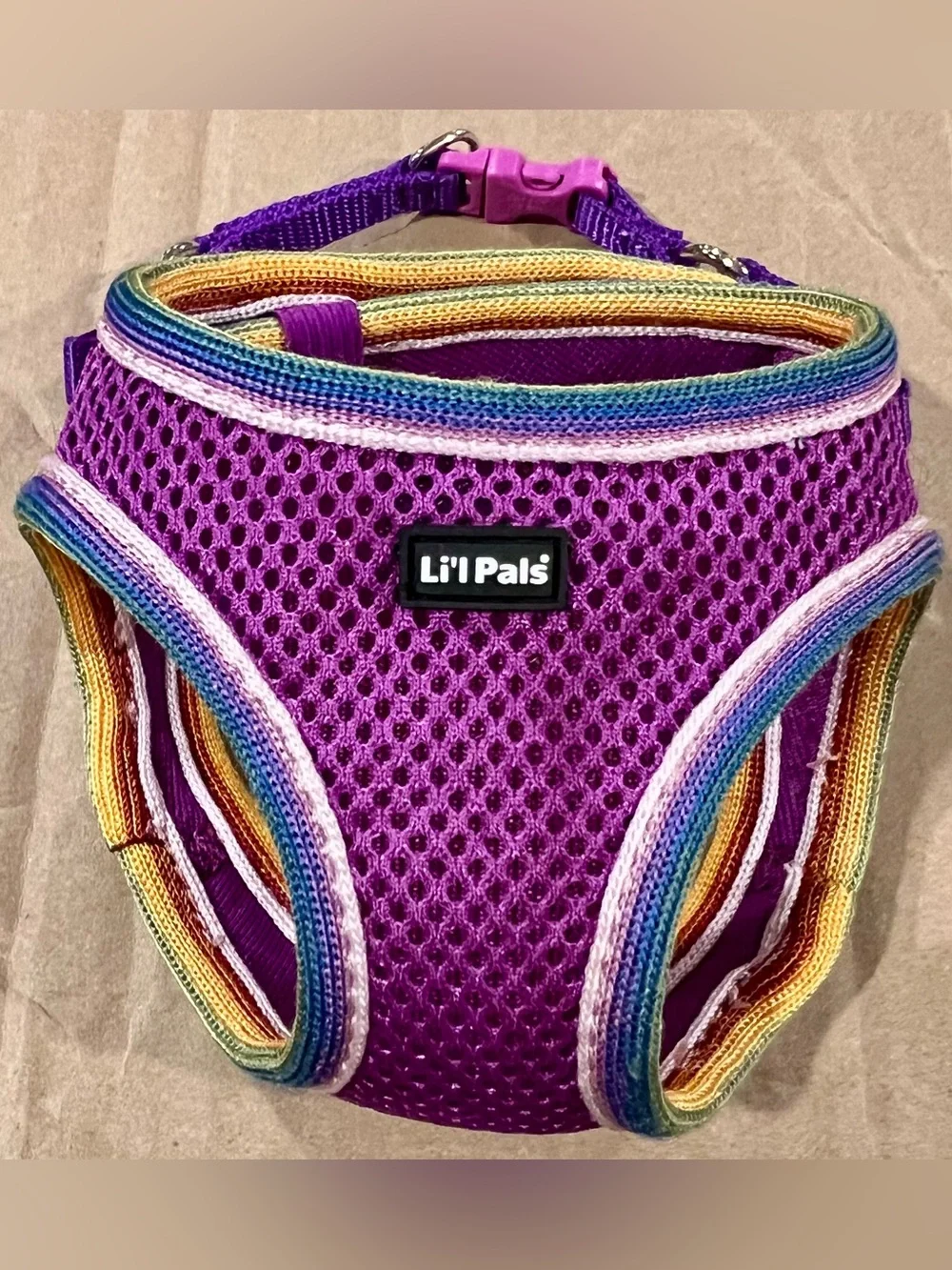 Li'l Pals Comfort Mesh Step In Back Clip Dog Harness Petite Small 10”- 12” chest